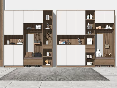 Modern shoe cabinet 3d model