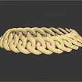 Stylish Gold Chain Bracelet With Shiny Metal Links For Fashion Jewelry