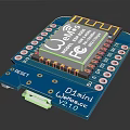 GSM Communication Module Electronic Circuit Board Featuring D1 Interface And V2.10 Version