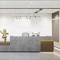 Modern Front Desk Company Front Desk 3d model