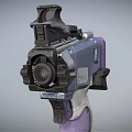 Modern thermometer temperature scanner 3d model