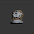 Metallic Gold Shiny Sneakers With White Laces And White Sole Design