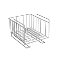 Metal Wire Storage Rack With Grid Design For Kitchen Bathroom Organization 3d model