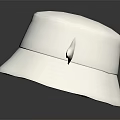 Trendy White Wide Brim Hat With Soft Pink Lining And Fashionable Design