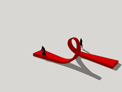 Modern outdoor chair shaped seat 3d model Modern outdoor chair shaped seat 3d model