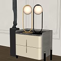Modern table lamp table lamp side table lamp 3d model