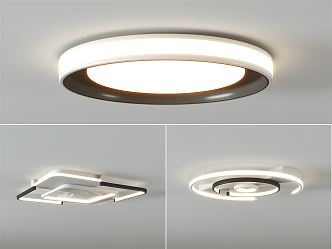 modern ceiling lamp 3d model