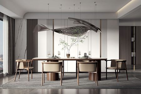 Modern Restaurant 3d model