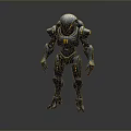 Mech Warrior Mech Soldier Machine Battlearm Mechanical Battlearm Machine Fighter Robot 3d model