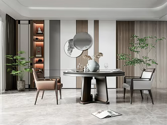Modern Restaurant Home Restaurant 3d model