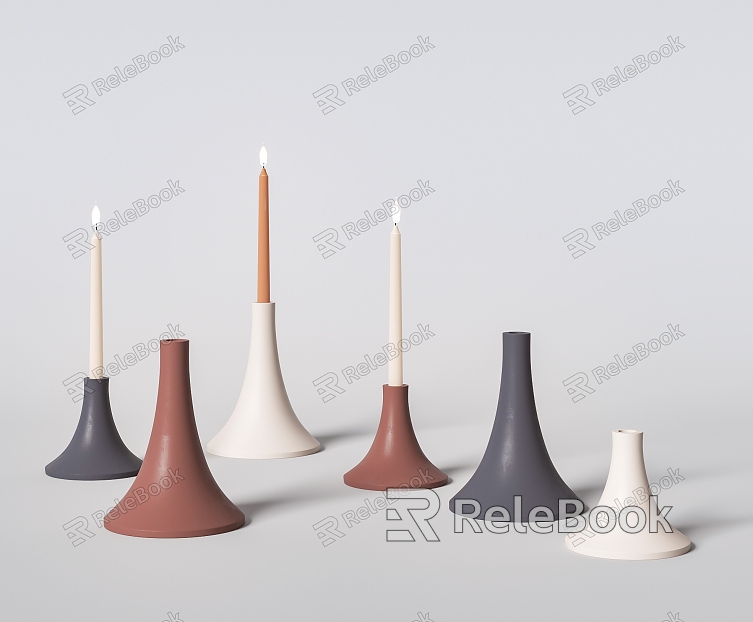 Modern Candlestick Candlestick Candle model