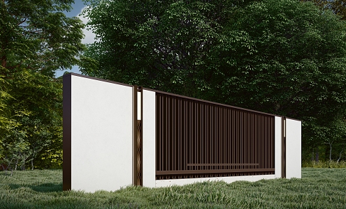 Modern landscape wall landscape wall 3d model