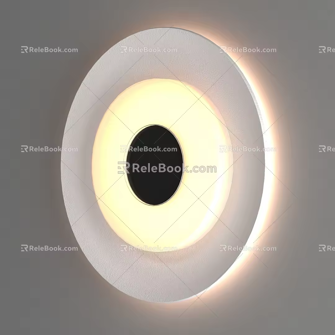 Wall lamp ceiling lamp balcony lamp led simple wall lamp Nordic style entrance corridor aisle lamp small lamp bedside lamp 3d model