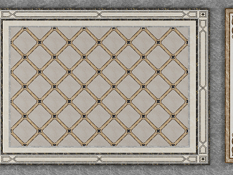 European-style ceramic tile stone mosaic 3d model