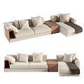 Bentley Bentlido Sofa Multi-person Sofa Fabric Multi-person Sofa Corner Sofa L-shaped Sofa 3d model