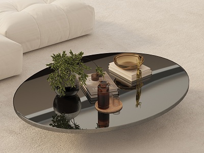 Modern coffee table model