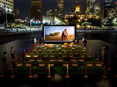 Tobacco And Alcohol Store With Various Wines Spirits Cigarettes And Bright Lighting In Urban Area 3d model