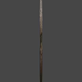 Traditional Wooden Bow And Arrow Weapon Design With Curved Shape And Feathered Arrowhead