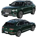 Luxury Green SUV Exterior Design With Chrome Grille Headlights And LED Taillights Alloy Wheels