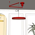Folding chandelier 3d model