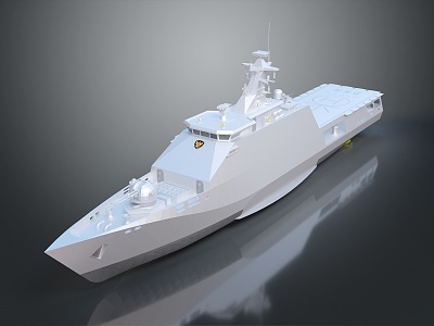 Modern Warship Ship Warship 3d model