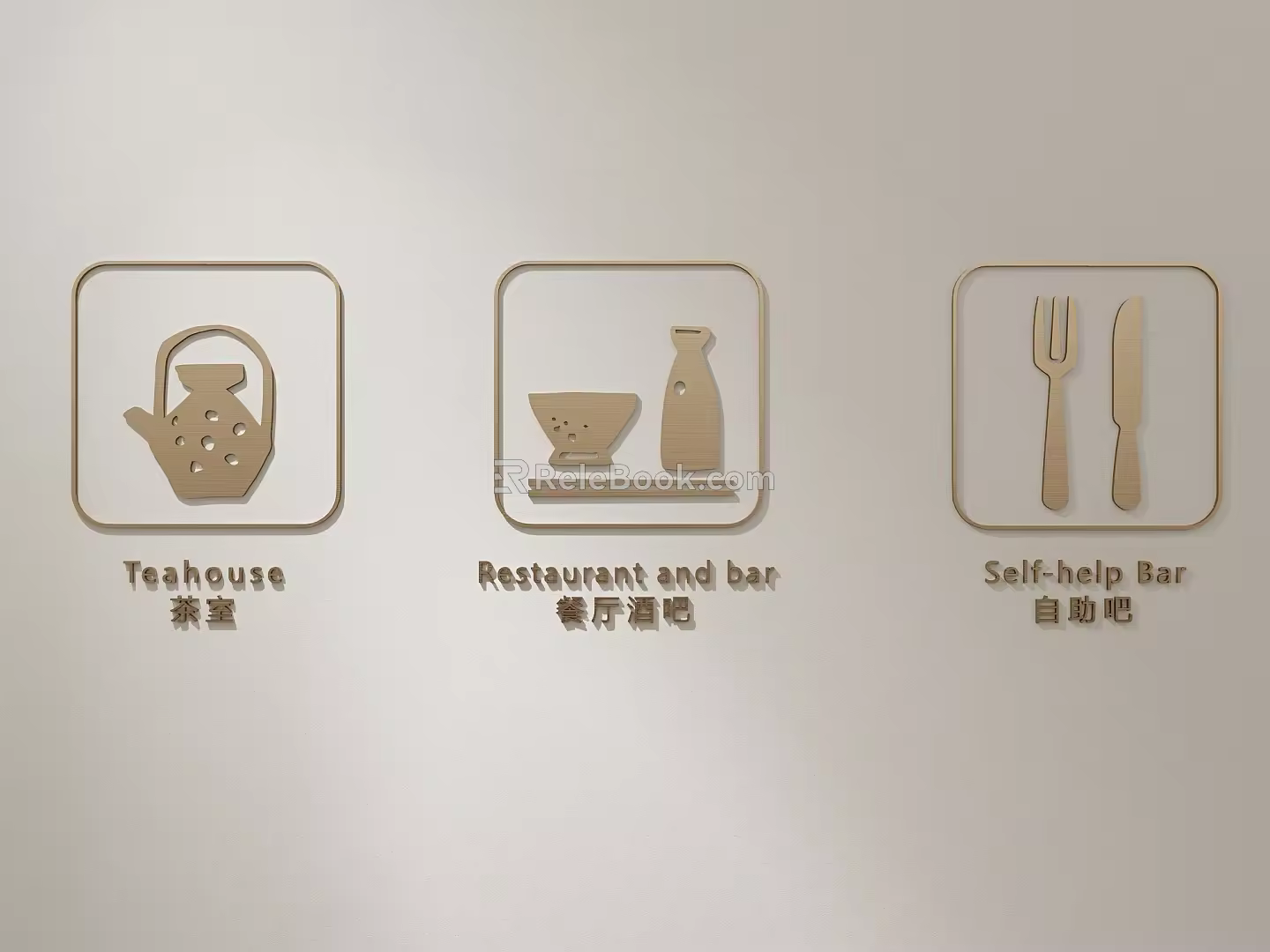 Guide placard 3d model