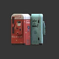 Vintage Red And Green Coca Cola Commercial Vending Machines