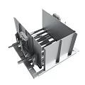 Heavy Duty Industrial Steel Equipment With Roller Structure Frame And Support Brackets