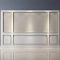Modern Light Colored Wall Panel Design With Rectangular Frame And Smooth Surface 3d model