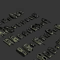 Different Types of Military Vehicles 3D Models with Detailed Designs And Structures