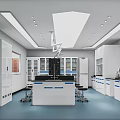Modern Laboratory Physics Laboratory Tables and Chairs Laboratory Equipment Laboratory Research Room 3d model