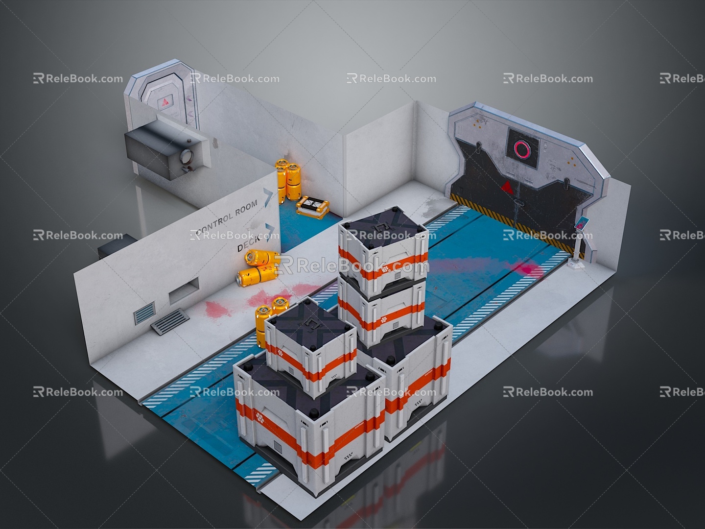 Life Maintenance Cabin Life Maintenance System Incubator Incubator Incubator Incubator Incubator Incubator Science Fiction Cabin 3d model