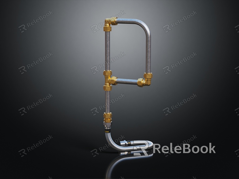 modern water pipe valve model