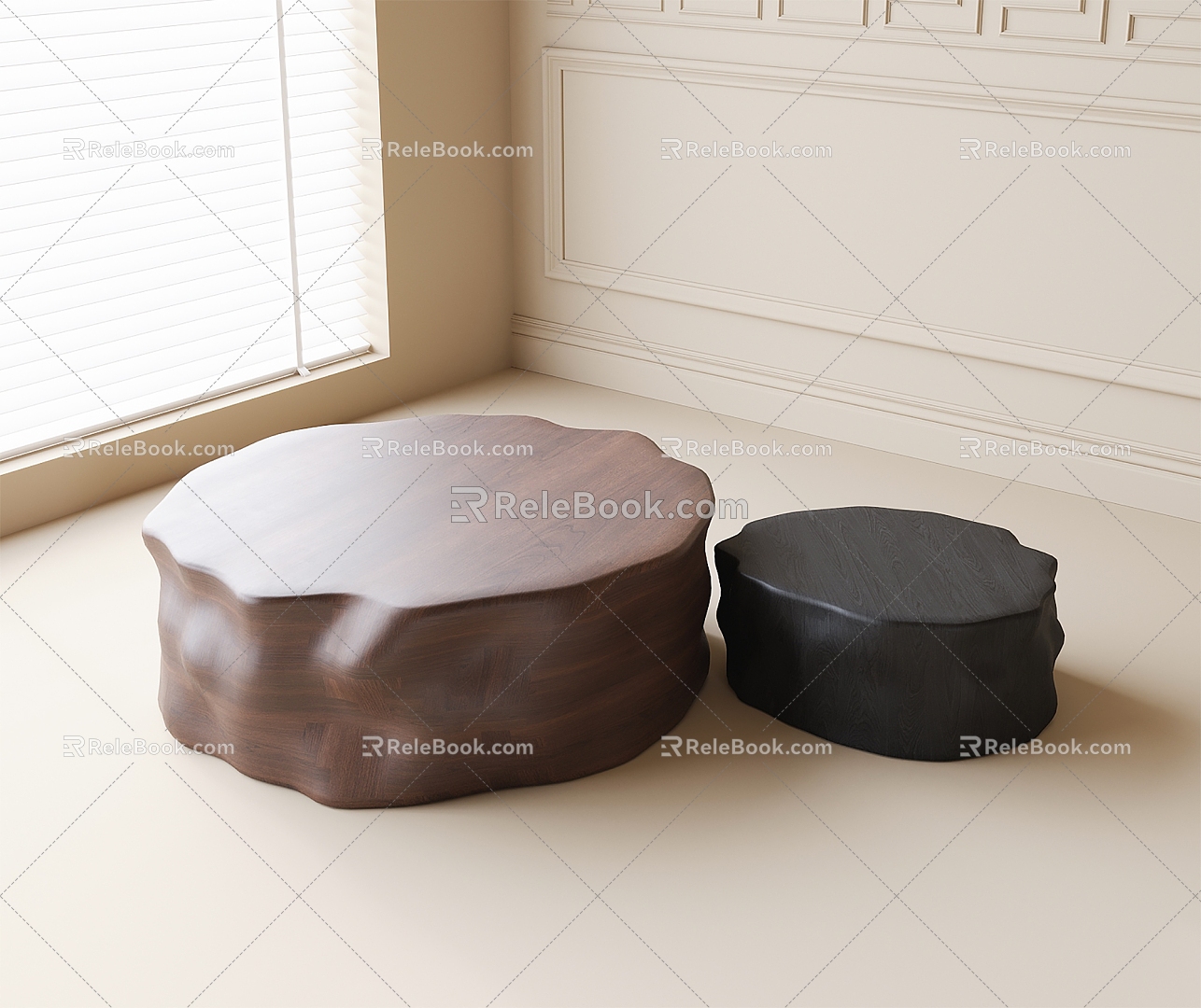 Modern coffee table model