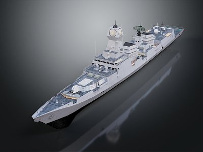 Modern Warship Ship Warship 3d model