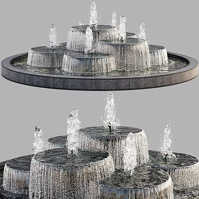 Water Feature Fountain 3d models
