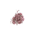 Pink Floral Arrangement in White Vase with Fresh Blooms and Green Leaves