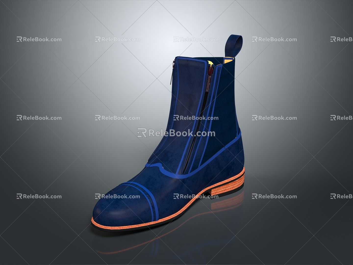 Modern Women Boots Martin Boots Snow Boots Tassel Boots 3d model