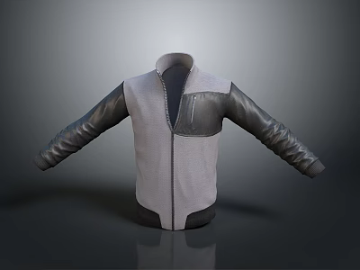 Jacket Leather Jacket Fashion Jacket Casual Jacket Windproof Jacket Windproof Jacket Denim Jacket Men Jacket 3d model