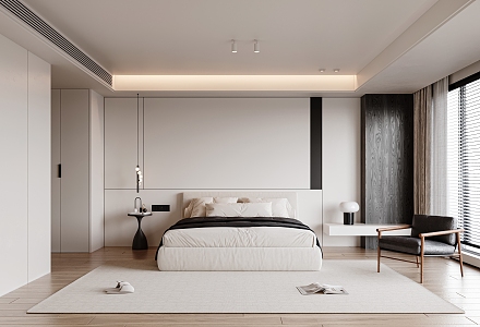 Modern Bedroom 3d model