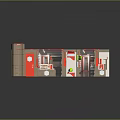 Detailed Space Station Interior Module Design With Control Panels And Equipment Racks