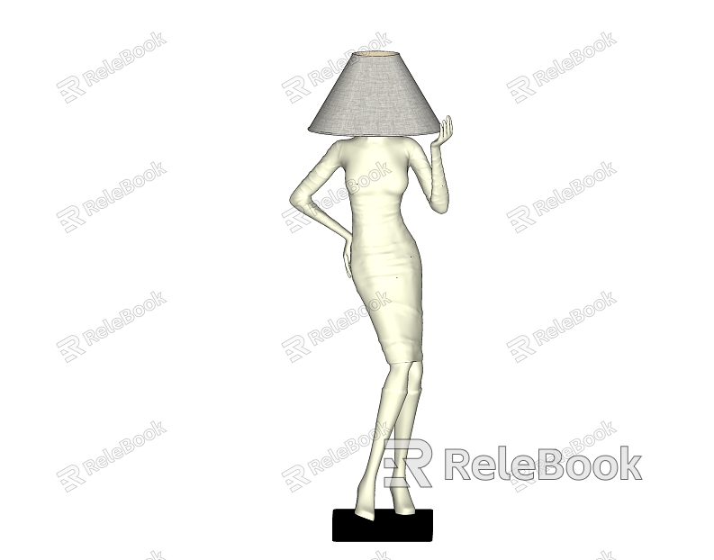 Alien floor lamp model