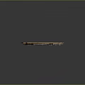 Custom TNT Weaponry Collection With Revolvers Axe And Rifle Mounted On Brick Wall