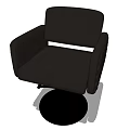 Black Leather Massage Chair With Ergonomic Design Comfortable Seating And Adjustable Base