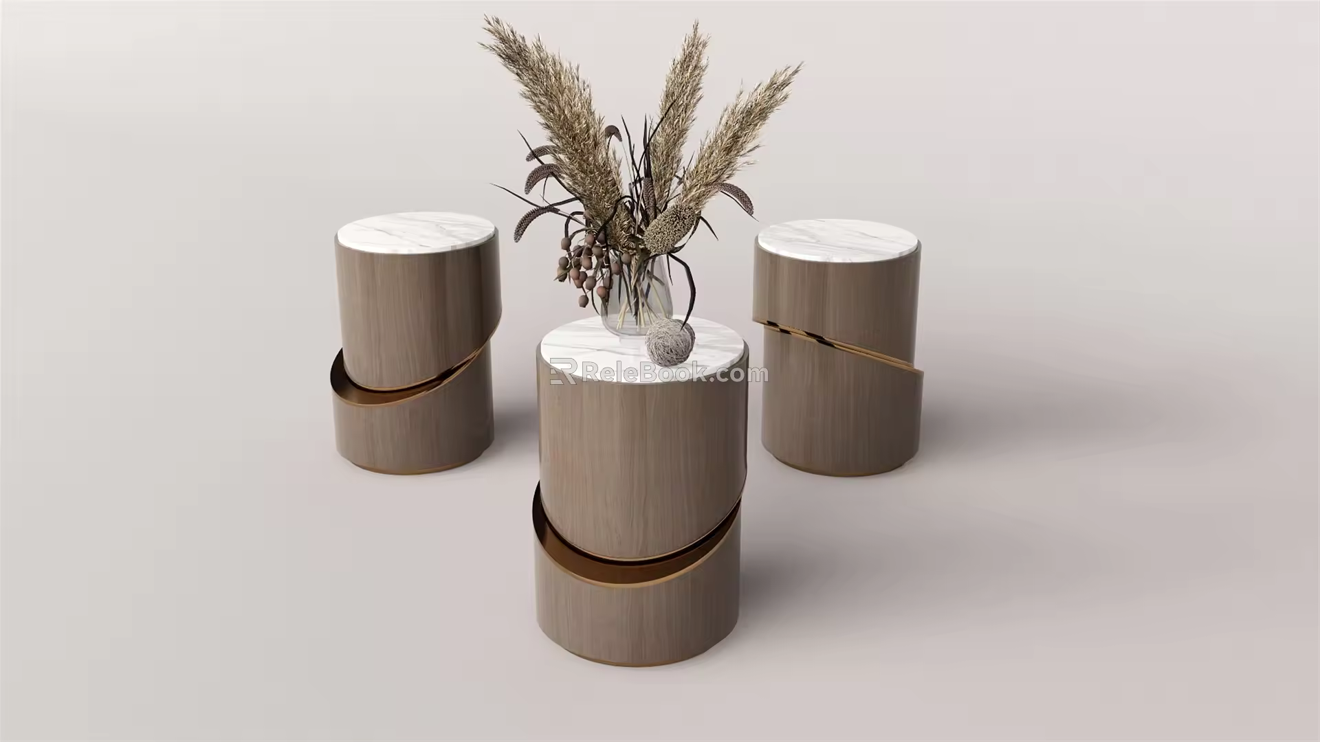 Modern round several sides several 3d model