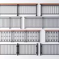Various Metal Fence Railings Design With Decorative And Simple Style Combinations