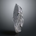 Natural Gray Irregular Rock With Rough Surface Texture And Unique Shape