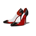 High-heeled shoes 3d model