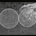 Two Vintage Textured Soccer Balls Lying On Natural Grass Field Outdoor