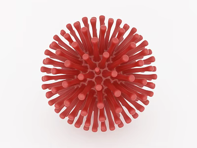 Modern virus 3d model